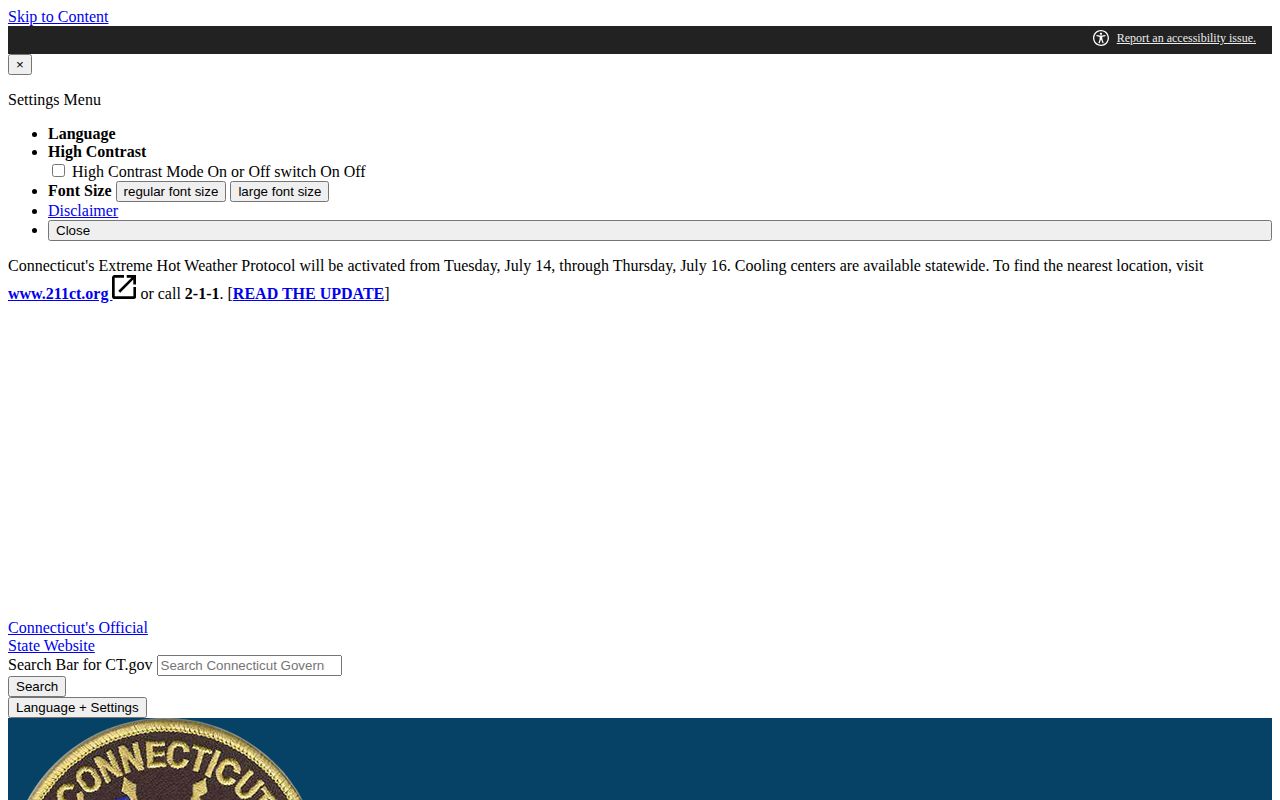 New Haven Correctional Center release and custody information for Waterbury
